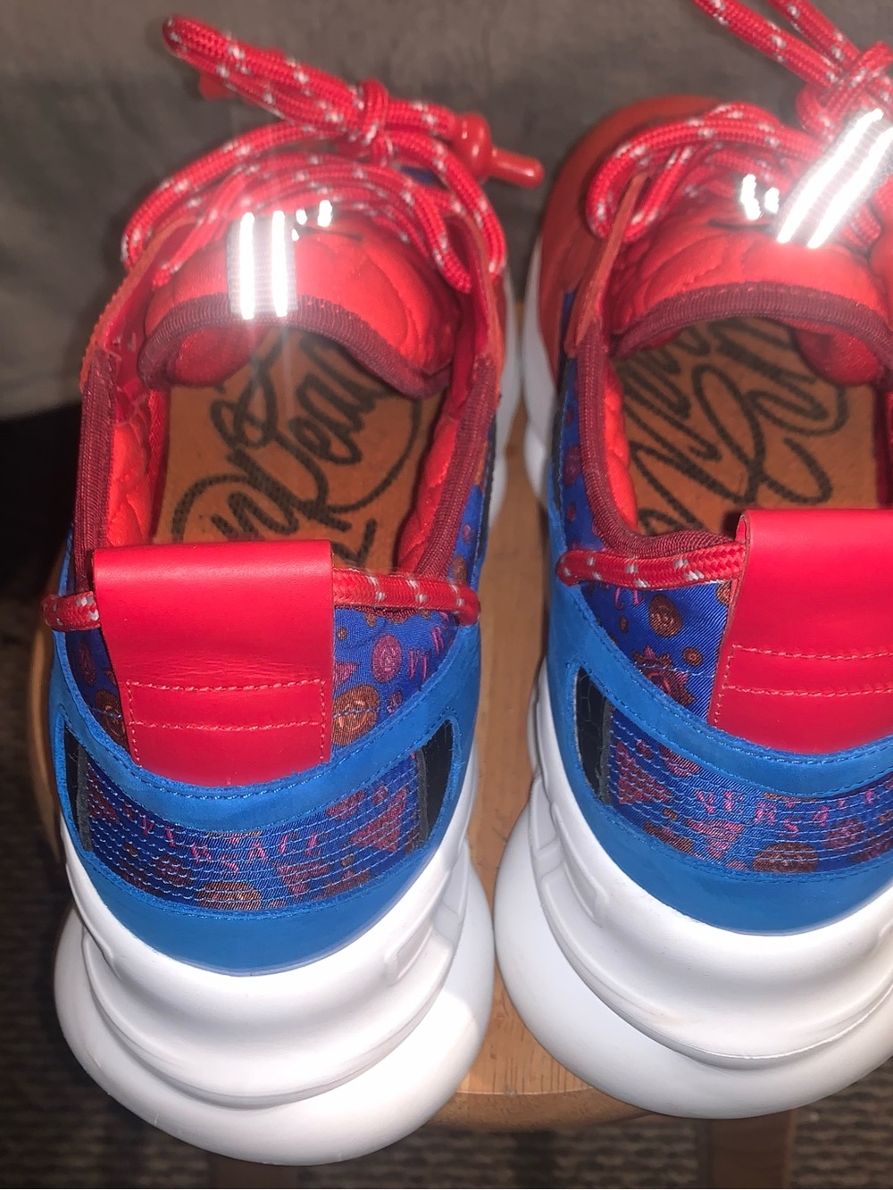 Versace Men’s Red and Blue Chain Reaction - Picture 5 of 5